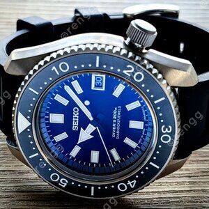 TITANIUM Automatic Diver SEA LORD Black Mod Watch 43mm SAPPHIRE!